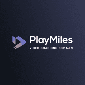 Logo play miles video coaching for men