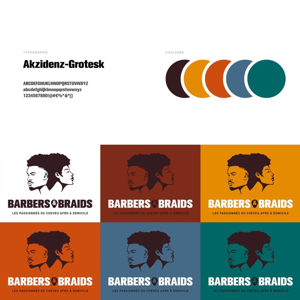 Barbers and braids logo