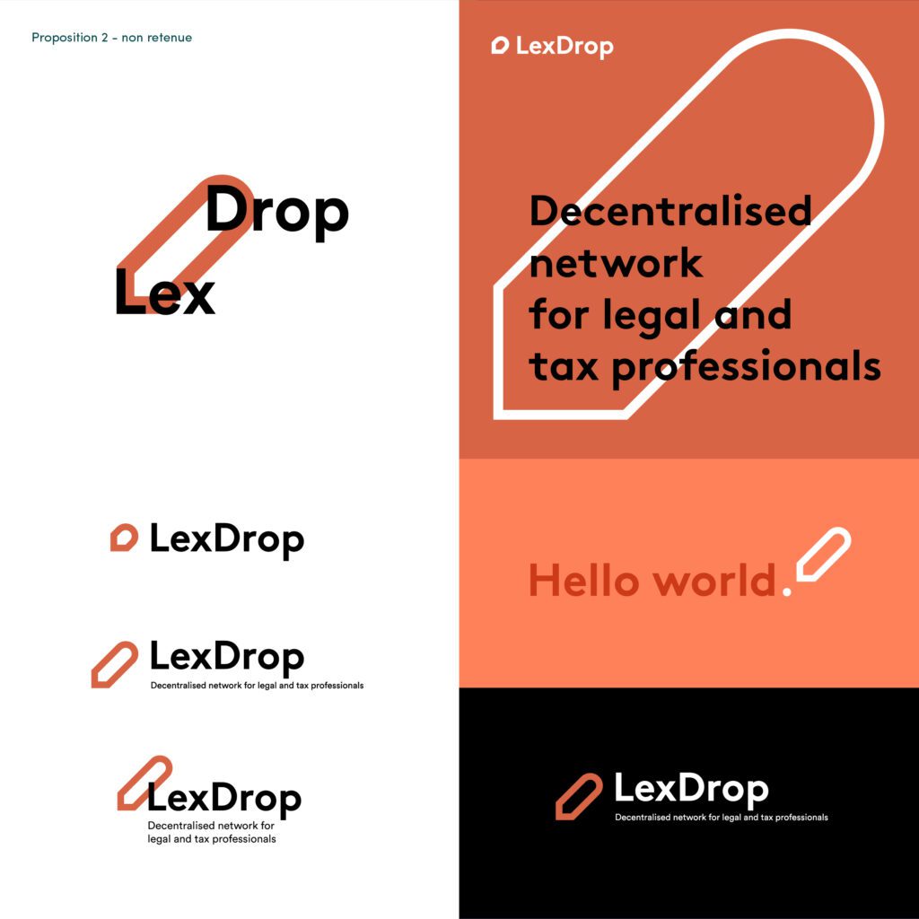 Lexdrop concept logo design Gintlemen