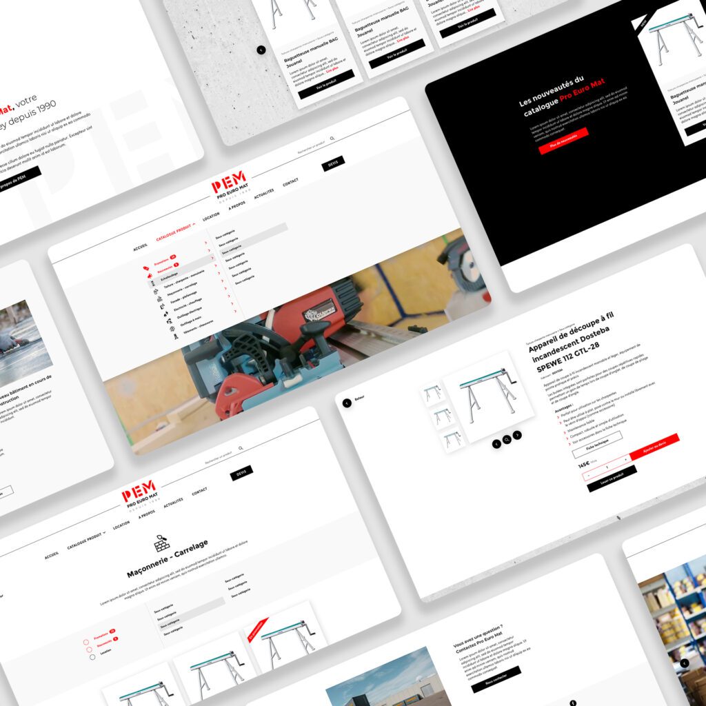 Pro Euro Mat design site web creation gintlemen