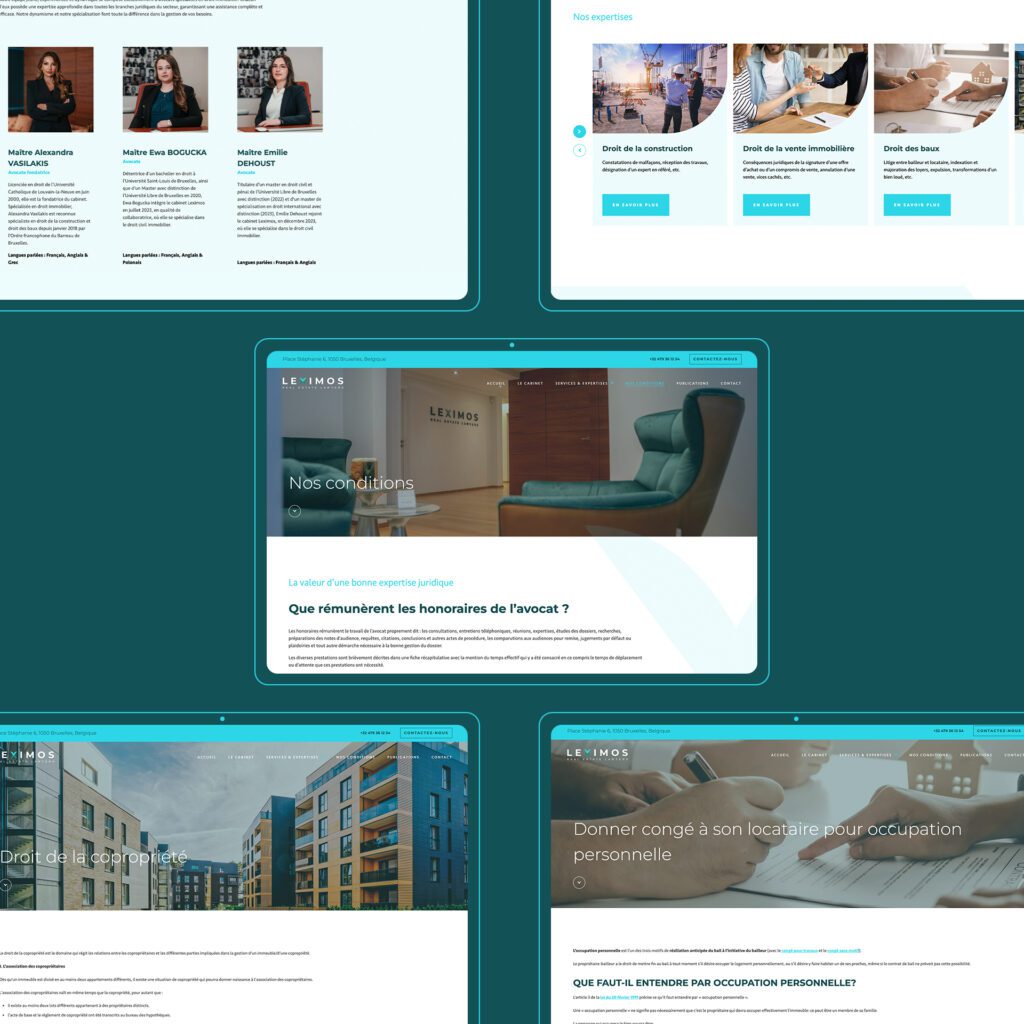 Leximos avocats site web creation gintlemen